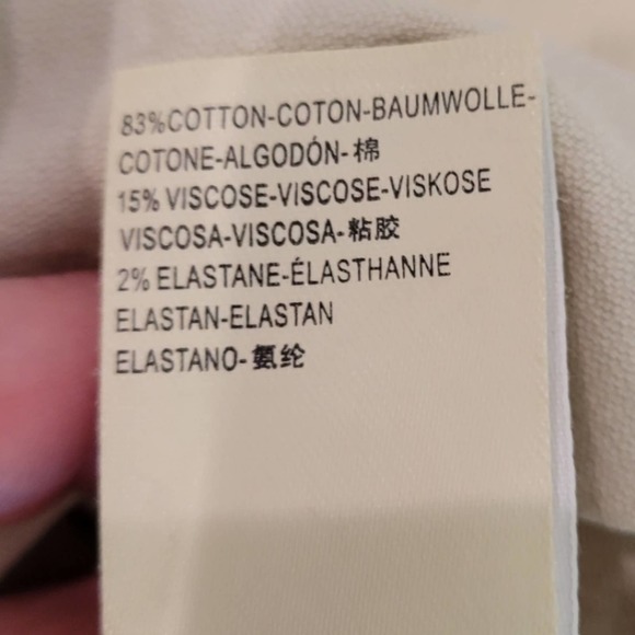 Free People I Want It All Skirt Ivory Zip Front Pencil Corduroy Pockets Size 28 - Picture 7 of 8